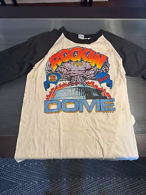 Vintage 80's Concert Shirt Rockin The Dome  Size Large • $49