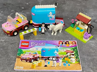 Lego Friends 3186 Emma's Horse Trailer     Complete Set  Great Gift JAKZ1 • $35