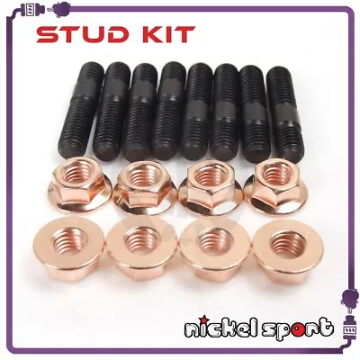 M8x1.25 Exhaust Manifold Header Stud 38mm & Nut Silvia SR20DET CA18DET Turbo • $12.90