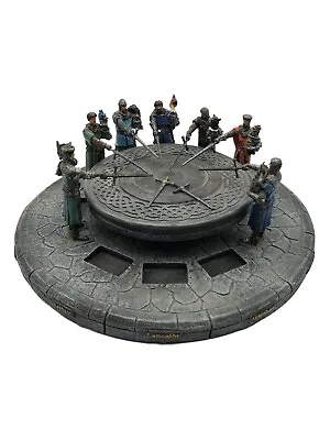 King Arthur And Knights Of Round Table Statue Sculptural Medieval 4.25  Figures • $99.99