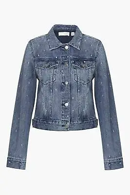 $69.95 • Buy SASS & BIDE   Distant Journeys  Embroidered Denim Jacket  - Size 42 (Aus 10-12)