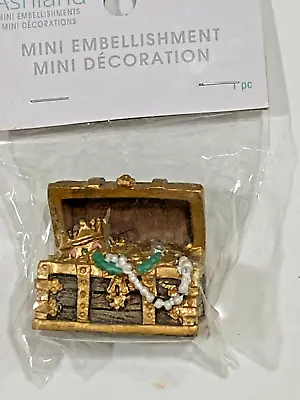 Ashland Mini  Miniature Decor 1.5  Treasure Chest  Dollhouse Tray Train Crafts • $9.99