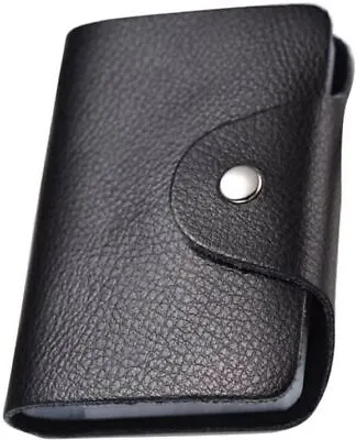 £3.29 • Buy Credit Card Holder Wallet Purse Case Business ID Storage Cover Pocket Gift Black