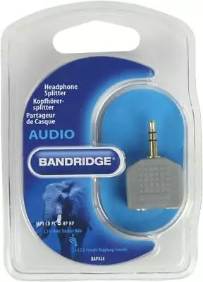 Headphones Splitter Adapter Cable Earphones 3.5mm AUX Jack Dual Output RRP £10 • £5.82