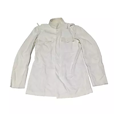 US Navy Service Dress White Jacket Lightweight Admiral Sailor - No Buttons • £15