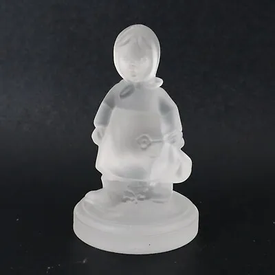 Goebel M J Hummel Grandma's Girl Frosted Crystal 3-1/2  Figurine 1992 • $20