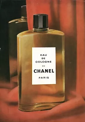 Ad Advertising Perfume Perfume Eau De Cologne Chanel • £5.16