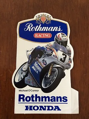Rothmans Racing Honda Vintage Michael O’connor Sticker/decal • $50