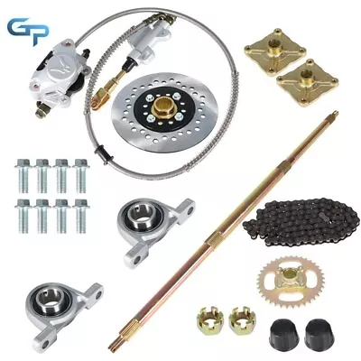 Drift Trike Go Kart Rear Live Axle Kit Brake AssemblySprocket & Hub ChainHub • $103.90