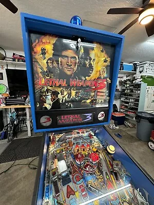 Pinball Machine - Lethal Weapon 3 - Data East 1992 Fully Shopped LEDs Color DMD • $5500