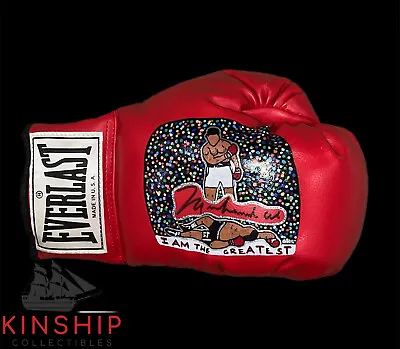 Muhammad Ali Signed Boxing Glove JSA LOA Hand Painted Carter X Auto Liston Y60 • £2167.62