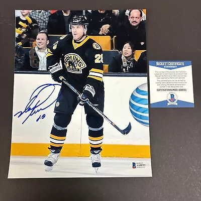 Mark Recchi Signed 8x10 Boston Bruins Beckett COA Sportsworld • $39.99