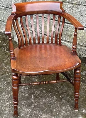 Fine Arts & Crafts  Walnut Office Captains  Armchair We Deliver • £365