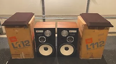 JBL L112 Speakers Original Owner Recently Pro Reformed W/Boxes Near Mint! • $2200