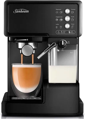 $235 • Buy Sunbeam Coffee Machine With Milk Frother Espresso Cafe Barista Cappuccino Maker