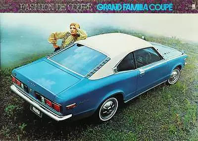 MAZDA GRANDA FAMILIA 1974 Vintage Japanese Advertising Poster B1 29x41 CAR • $250