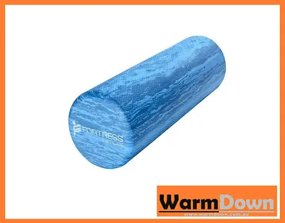 $65 • Buy Fortress  Marble Blue Foam Roller / Medium 45cm