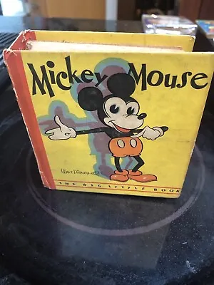 Skinny Mickey Mouse 1st Print. Big Little Book Blb Spine Split Top Rt.See Pic. • $725