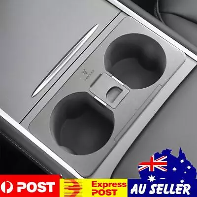 Car Drinks Support Anti-slip Water Cup Stand For Tesla Model 3/Y 2023 (Grey) • $16.89