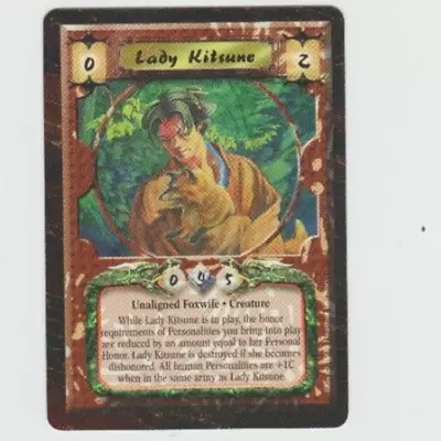 Lady Kitsune L5R Legend Of The Five Rings CCG Time Of The Void 1997 • $0.99