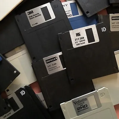 10 Formatted 3.5” Floppy Discs Lot / Bulk Floppy Disks - Extra Gift Per Order! • £9.99