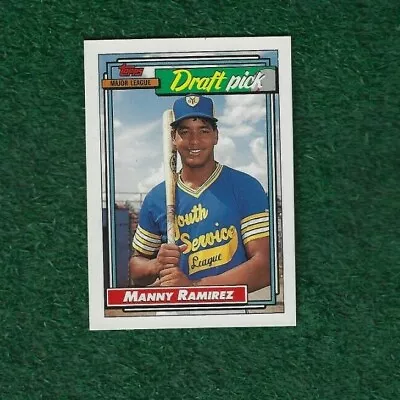 Manny Ramirez - 1992 Topps - Draft Pick - Card # 156 - Indians - Red Sox - Mlb • $2