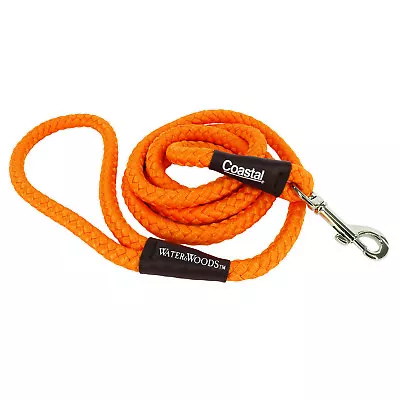 $15.95 • Buy BRAIDED NYLON ROPE SWIVEL SNAP DOG LEASH (ORANGE) 1/2  X 6 Ft