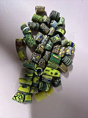 Stunning Lot Of Mixed Antique Venetian Millefiori Glass African Trade Beads /45 • $89.95