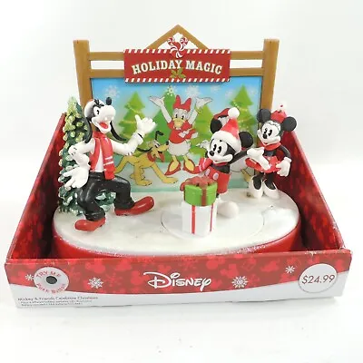 Mickey & Friends Celebrate Christmas HOLIDAY MAGIC Musical Animated Display New • $31.49