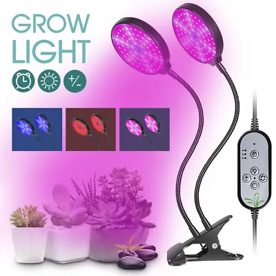 USB LED Grow Light Dimming Indoor Plant Flower Veg Hydroponic UV Growing Lamp • $18.79