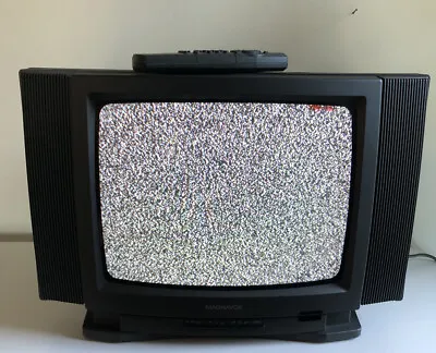 Philips Magnavox TV 13  1994 Retro Vintage W/ Remote Powers On Pls Read! • $25