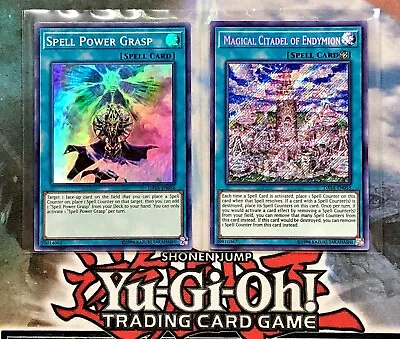 Yu-Gi-Oh! MAGICAL CITADEL OF ENDYMION + SPELL POWER GRASP (DASA-EN055/56) Mint • $3.99