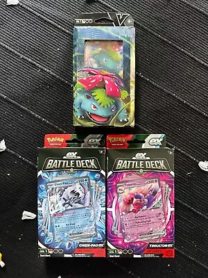 Pokemon Battle Deck EX Tinkaton Chien-pao And Venusaur  • $15