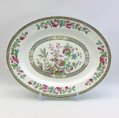 Large 16  Antique Sampson Bridgwood Indian Tree Oval Platter / Serving Plate • £26