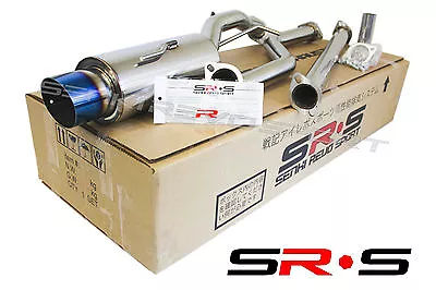 Sr*s Catback Exhaust System For 02-06 Mitsubishi Lancer Oz Es Ls Burnt Blue Tip • $679.99