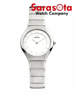 Danish Design IV62Q943 White Dial Titanium Quartz Classic Sapphire Women's Watch • $155