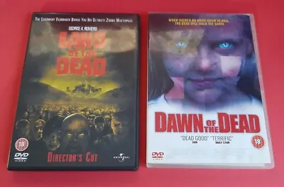 LAND OF THE DEAD + DAWN OF THE DEAD - Zombie Horror DVD - George A Romero • £3.75