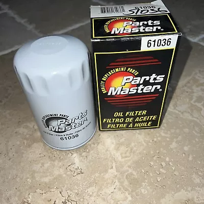 Parts Master 61036 Same As Engine Oil Filter Wix 51036 NOS • $12.29