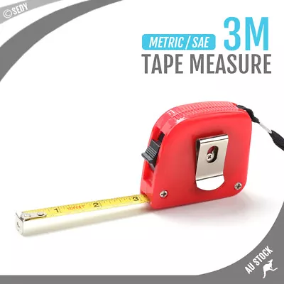 3M Measuring Tape Measure Metric + Imperial Ruler Retractable Easy Lock Release • $14.99