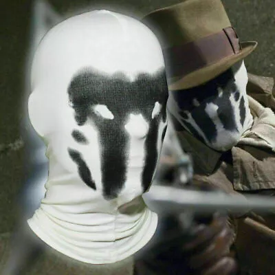 Rorschach Mask Watchman Balaclava Cosplay Costume Headgear Full Face Mask S8 • $18.94