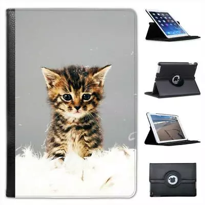 Cute Kitten Cat Folio Leather Case For IPad Mini & Retina • £11.99