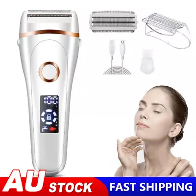 Electric Ladies Shaver Women Hair Remover Bikini Legs Underarm Body Face Trimmer • $30.89