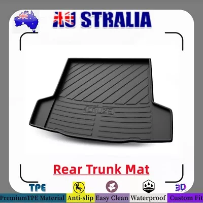 Cargo Liner For Holden Cruze Sedan 2009-2015 Rear Trunk Floor Mat 3D Boot TrayAU • $62.99