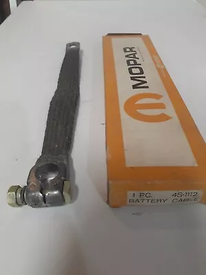 NOS Negative Battery Cable Dodge Chrysler Plymouth Mopar Flat Braided 4S-1112 • $17