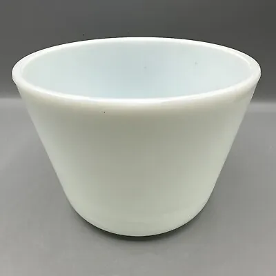 Vintage McKee Milk Glass Mixing Serving Bowl White 4.5  McK • $9.99