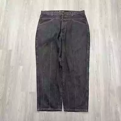 VINTAGE Marithe Francois Girbaud Baggy Denim Jeans Size 42 Mens Black 1990s • $25