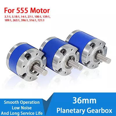 36mm Planetary Reduction Gearbox Gear Speed Reducer For 555 Motor Large Torque • $10.44