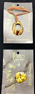 NWT Terra Natural Designs TAGUA NUT Necklace & Bracelet Handcrafted Ecuador/Peru • $3.89
