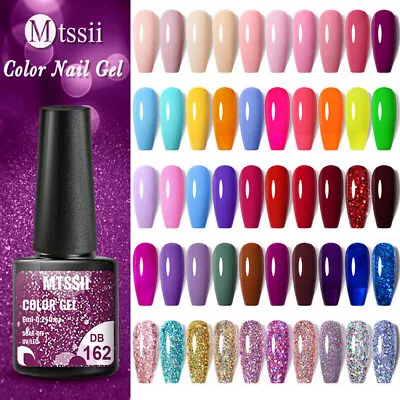 £1.91 • Buy MTSSII Nail Gel Nail Polish Soak Off UV LED Colour Base Top Coat Nail Varnish