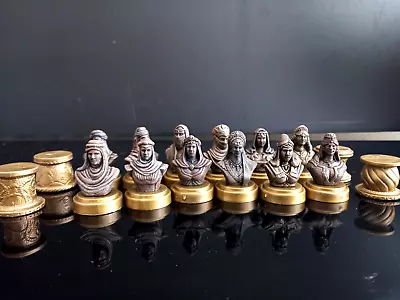 Vintage Spain Chess Set Pieces Metal/Brass Collection • $49